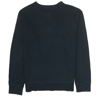 Jordan Boys Black 15-16 Years Pullover Sweatshirt with Logo Embroidery