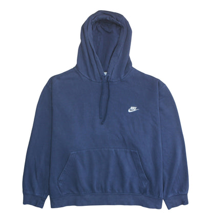 Womens UK Size 2XL Nike Blue Pullover Hoodie