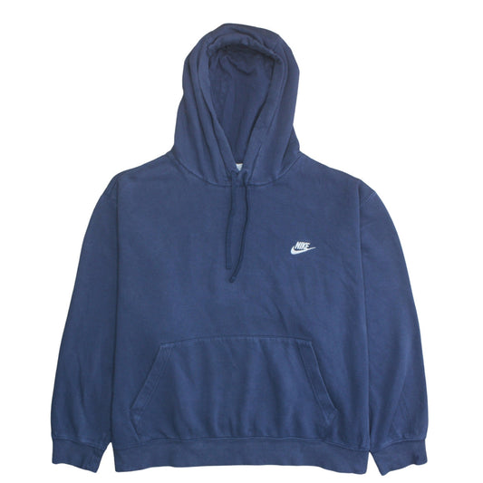 Womens UK Size 2XL Nike Blue Pullover Hoodie