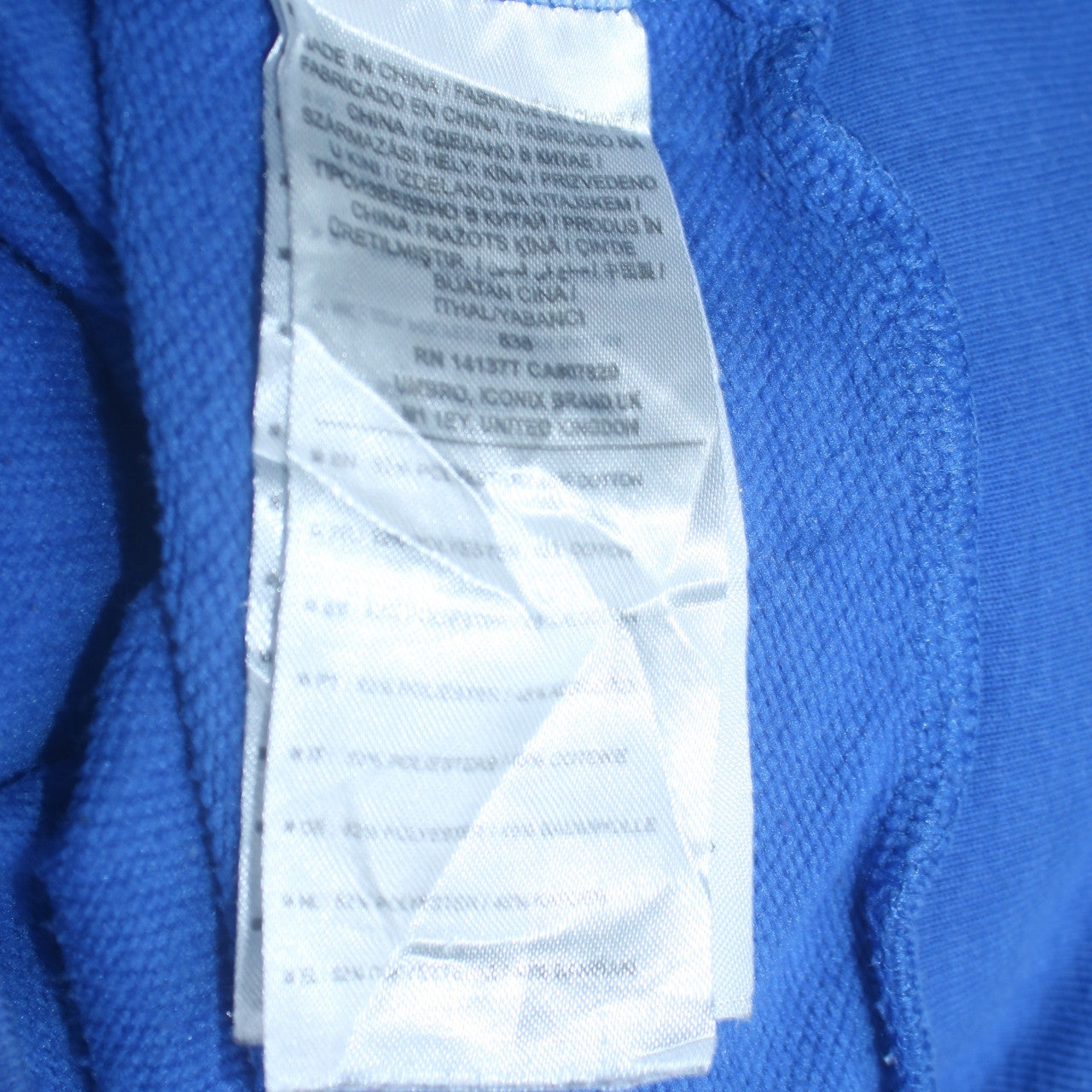 Mens UK Size M Umbro Blue Full Zip Hoodie