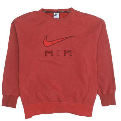 Womens UK Size M Nike Red Pullover Sweatshirt