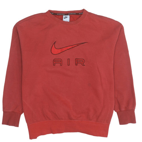 Womens UK Size M Nike Red Pullover Sweatshirt