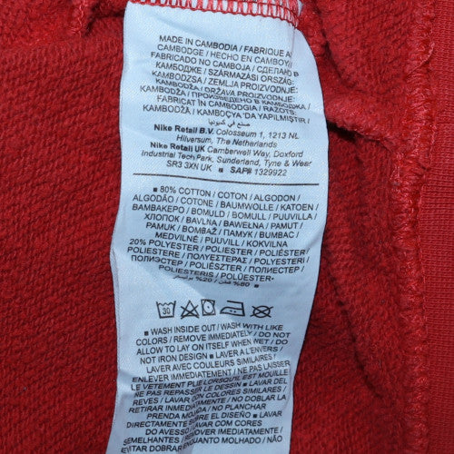 Womens UK Size M Nike Red Pullover Sweatshirt