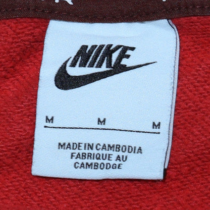 Womens UK Size M Nike Red Pullover Sweatshirt