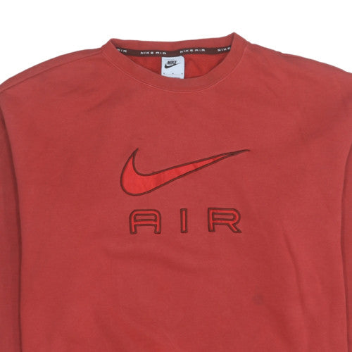 Womens UK Size M Nike Red Pullover Sweatshirt