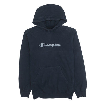 Womens UK Size M Champion Blue Pullover Hoodie