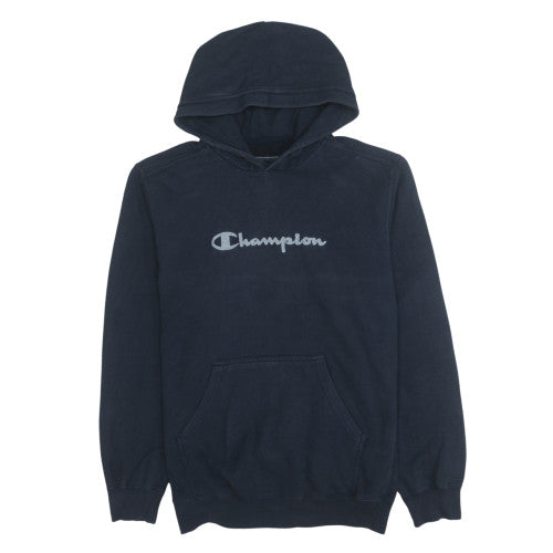 Womens UK Size M Champion Blue Pullover Hoodie