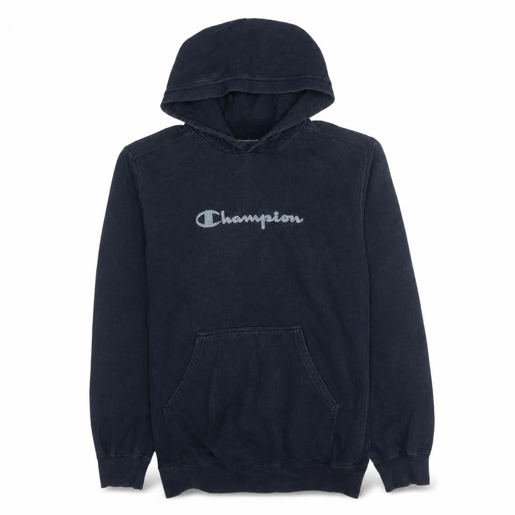 Womens UK Size M Champion Blue Pullover Hoodie