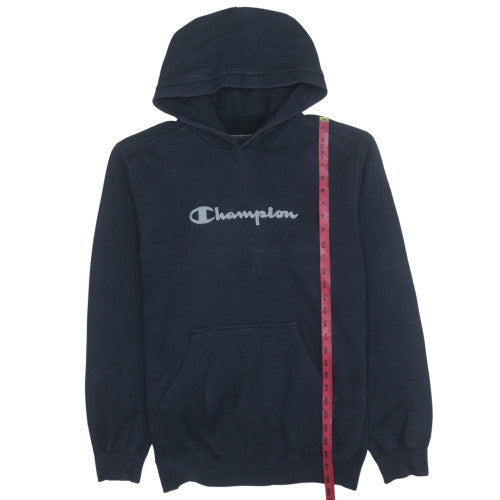 Womens UK Size M Champion Blue Pullover Hoodie