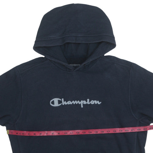 Womens UK Size M Champion Blue Pullover Hoodie