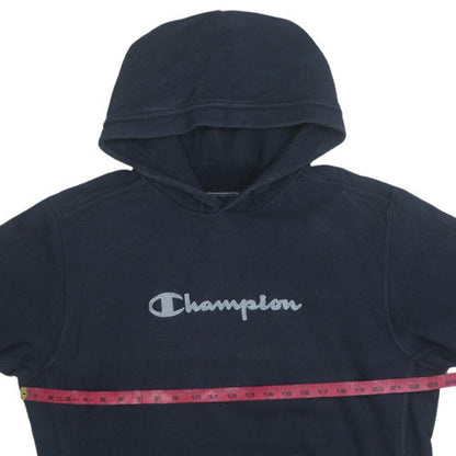 Womens UK Size M Champion Blue Pullover Hoodie
