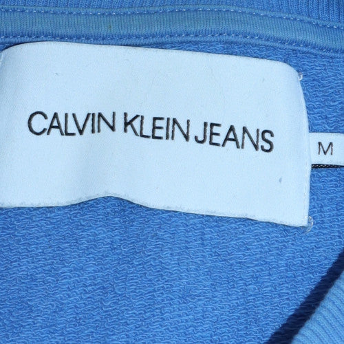 Mens UK Size M Calvin Klein Jeans Blue Pullover Sweatshirt