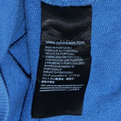 Mens UK Size M Calvin Klein Jeans Blue Pullover Sweatshirt