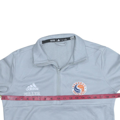 Mens UK Size M adidas Grey Pullover Sweatshirt