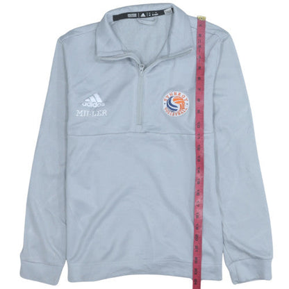 Mens UK Size M adidas Grey Pullover Sweatshirt
