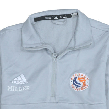 Mens UK Size M adidas Grey Pullover Sweatshirt