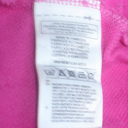 Womens UK Size 12 adidas Pink Full Zip Hoodie