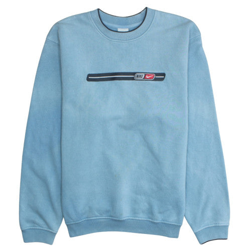 Mens UK Size M Nike Blue Pullover Sweatshirt