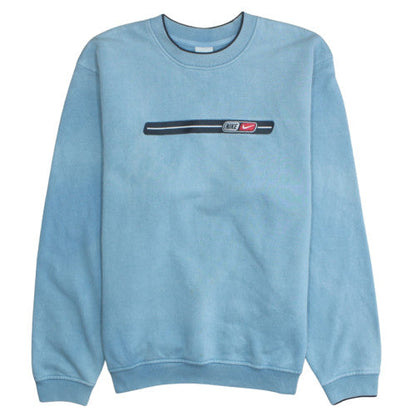 Mens UK Size M Nike Blue Pullover Sweatshirt