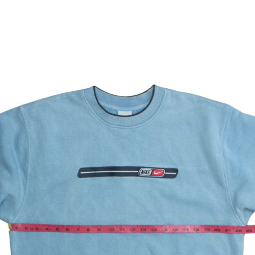 Mens UK Size M Nike Blue Pullover Sweatshirt