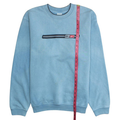 Mens UK Size M Nike Blue Pullover Sweatshirt