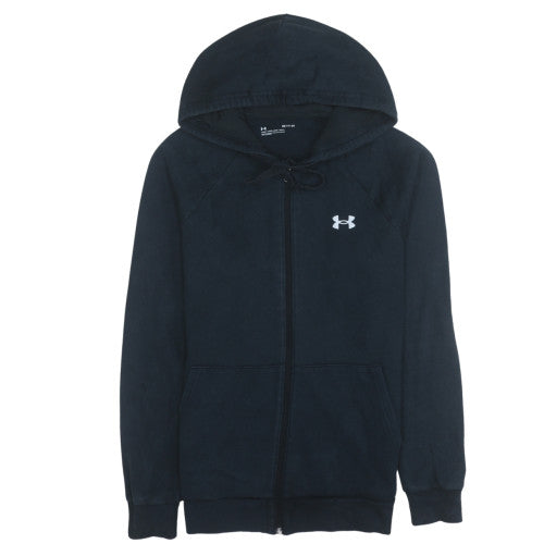 Mens UK Size S Under armour Black Full Zip Hoodie