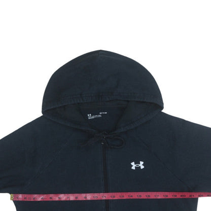 Mens UK Size S Under armour Black Full Zip Hoodie