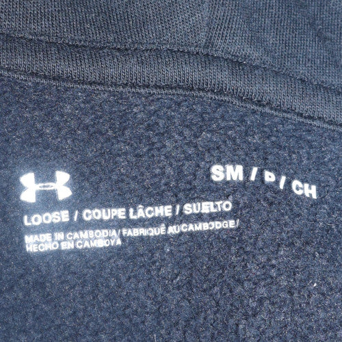 Mens UK Size S Under armour Black Full Zip Hoodie