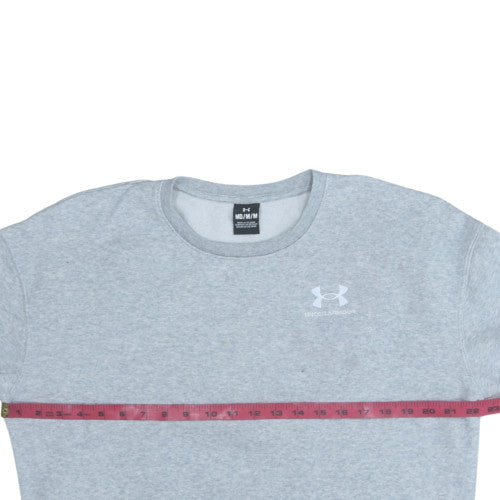 Mens UK Size M Under armour Grey Pullover Sweatshirt