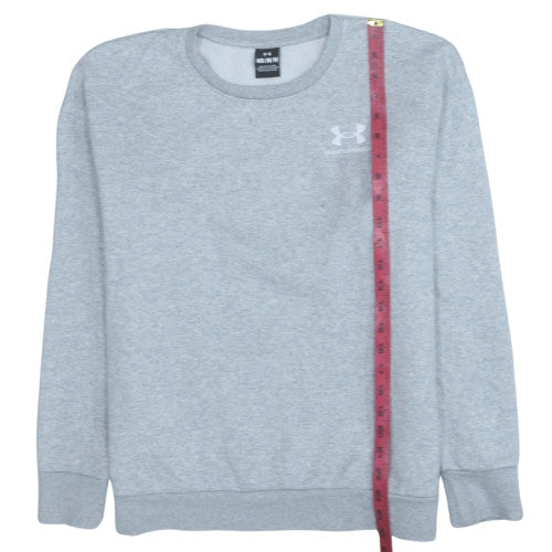 Mens UK Size M Under armour Grey Pullover Sweatshirt