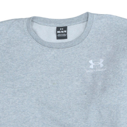Mens UK Size M Under armour Grey Pullover Sweatshirt