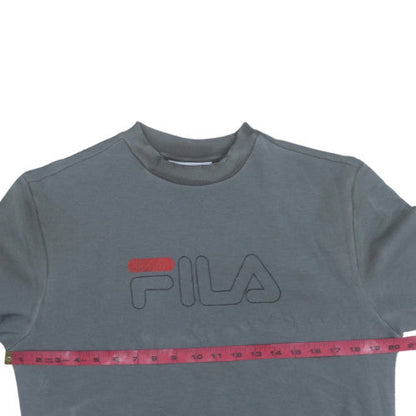 Mens UK Size XS FILA Grey Pullover Sweatshirt