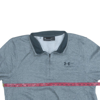 Mens UK Size L Under armour Grey Henley Sweatshirt