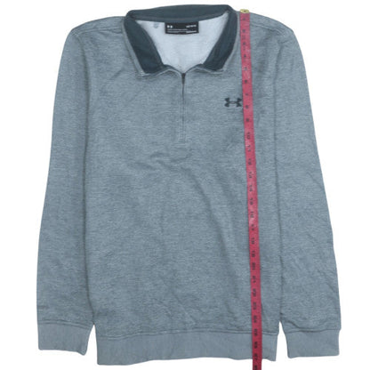Mens UK Size L Under armour Grey Henley Sweatshirt