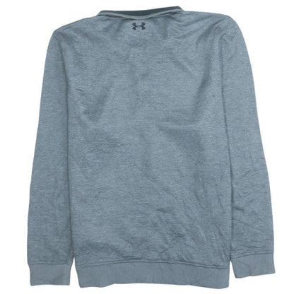 Mens UK Size L Under armour Grey Henley Sweatshirt
