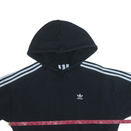 Womens UK Size 8 adidas Black Pullover Hoodie