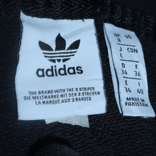 Womens UK Size 8 adidas Black Pullover Hoodie