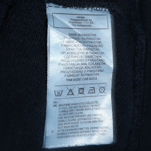Womens UK Size 8 adidas Black Pullover Hoodie