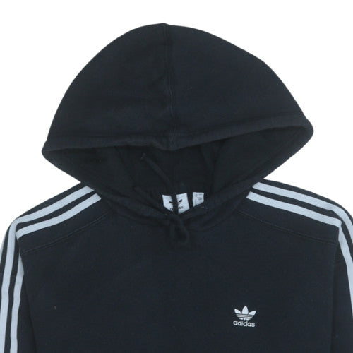 Womens UK Size 8 adidas Black Pullover Hoodie