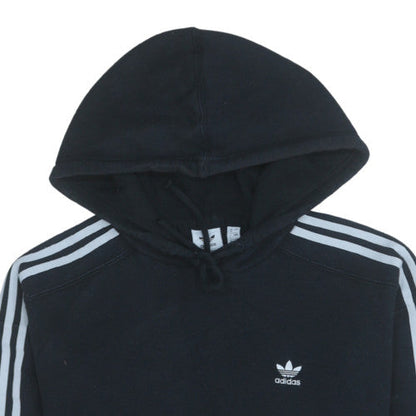 Womens UK Size 8 adidas Black Pullover Hoodie