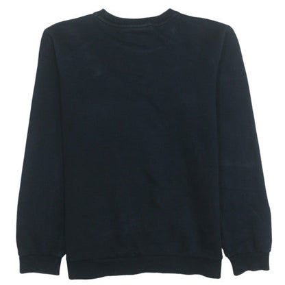 Puma Boys Black Pullover Sweatshirt 15-16 Years Logo Graphic Fleece