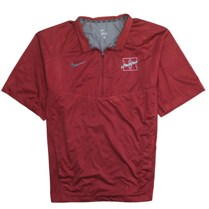 Mens UK Size XL Nike Red 1/2 Zip Sweatshirt