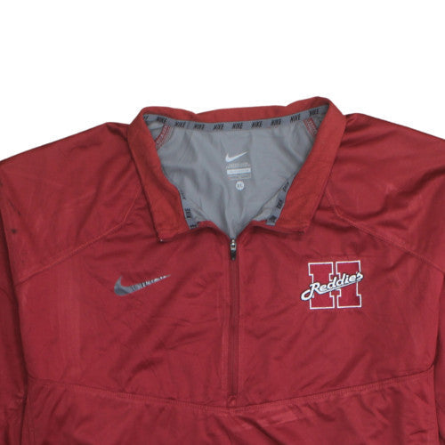 Mens UK Size XL Nike Red 1/2 Zip Sweatshirt