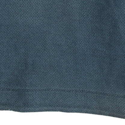 Mens UK Size M Weird Fish Blue Henley Sweatshirt