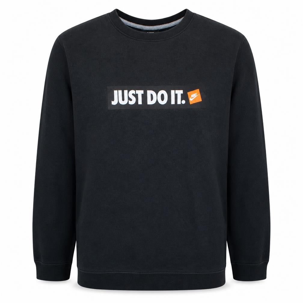 Mens UK Size 2XL Nike Black Pullover Sweatshirt