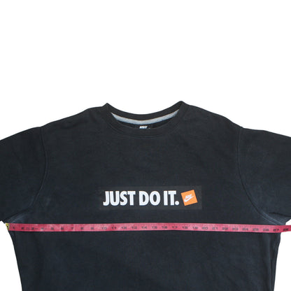 Mens UK Size 2XL Nike Black Pullover Sweatshirt