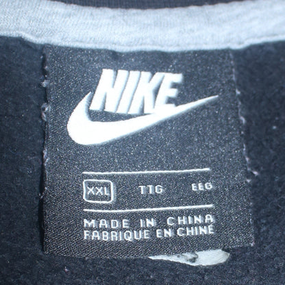 Mens UK Size 2XL Nike Black Pullover Sweatshirt