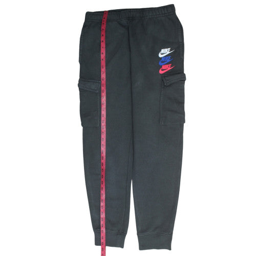 Mens UK Size M Nike Regular Fit Jogger Black Trousers