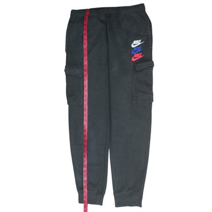 Mens UK Size M Nike Regular Fit Jogger Black Trousers