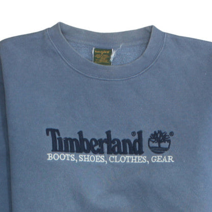 Mens UK Size M Timberland Blue Pullover Sweatshirt